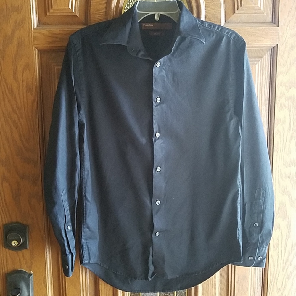 Perry Ellis City Fit Button Down Long Sleeve
